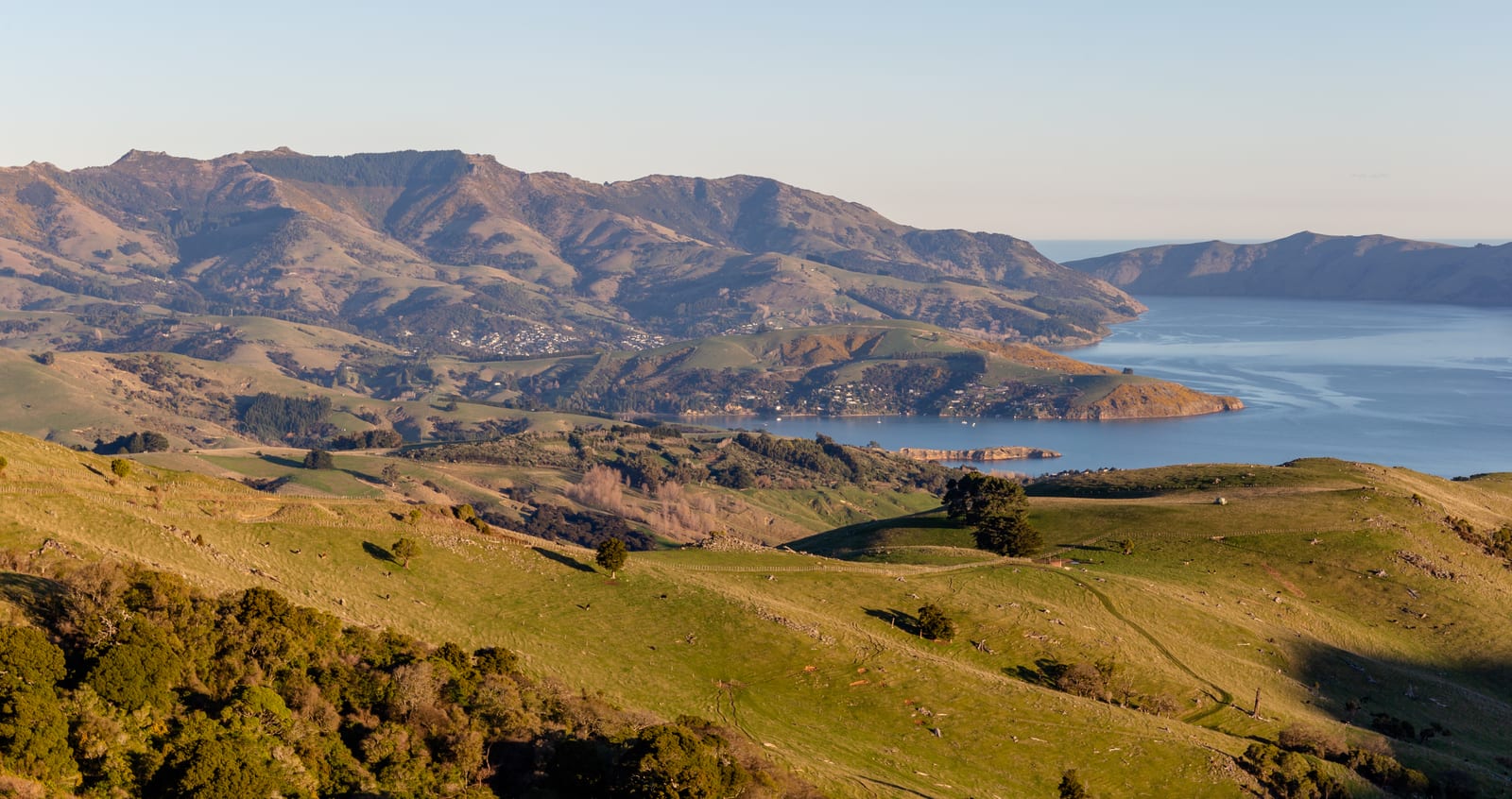 Canterbury hills & harbours
